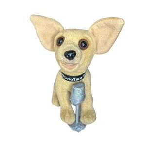 Vintage Taco Bell Yo Quiero Microphone Chihuahua Plush Toy Dog Doesn't Talk
